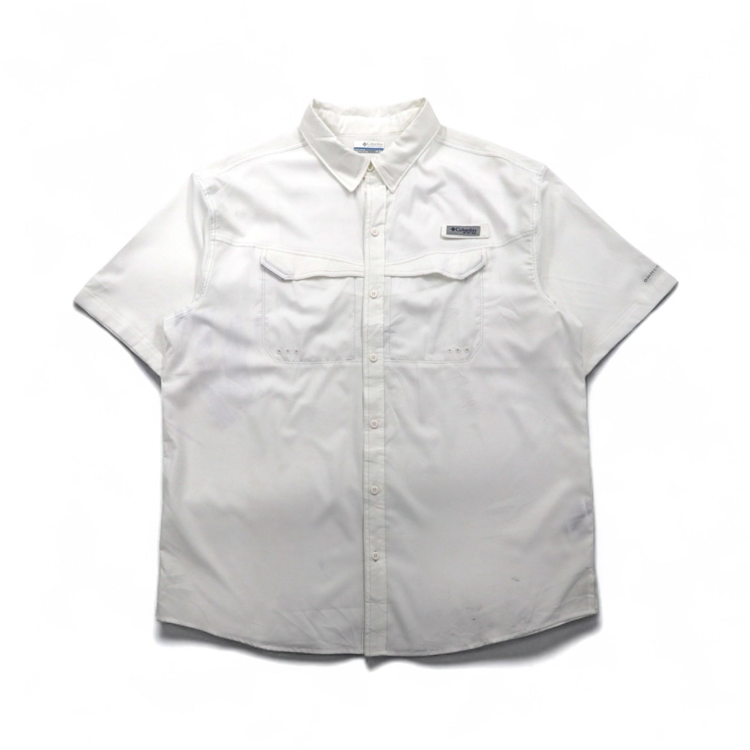 Camicia da pesca Columbia PFG Omni-Shade OMMI-SHADE XL bianca poliestere FM7024