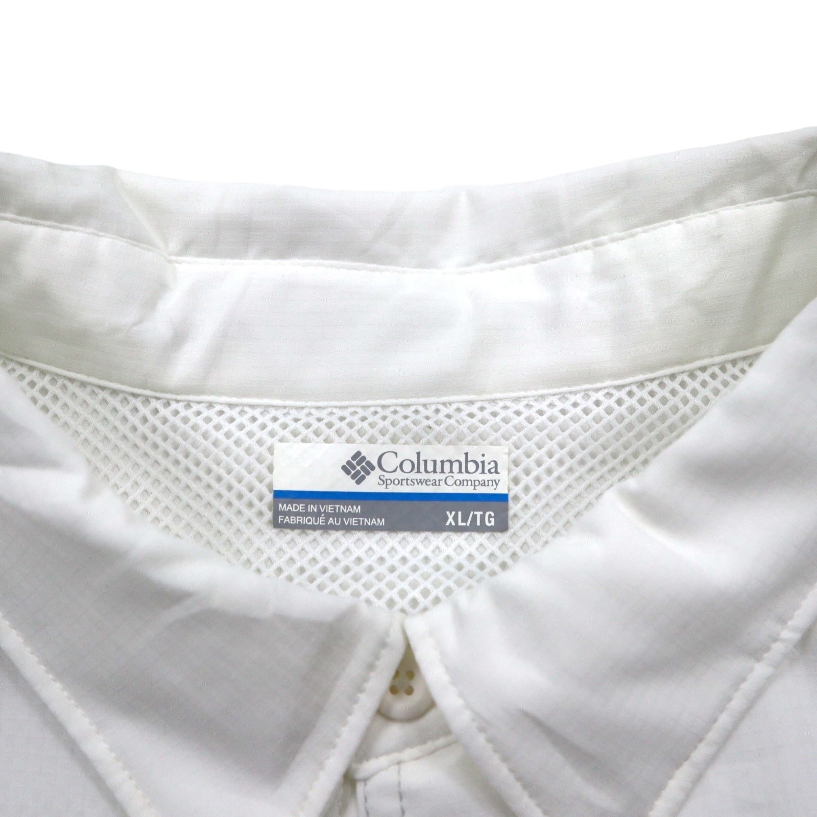 Camicia da pesca Columbia PFG Omni-Shade OMMI-SHADE XL bianca poliestere FM7024