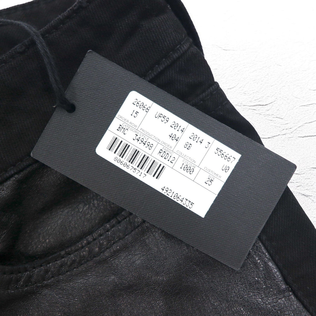 McQ Alexander McQUEEN スキニージーンズ デニムパンツ M ブラック 349498 HYBRID LOW WAIST SKINNY JEANS 未使用品