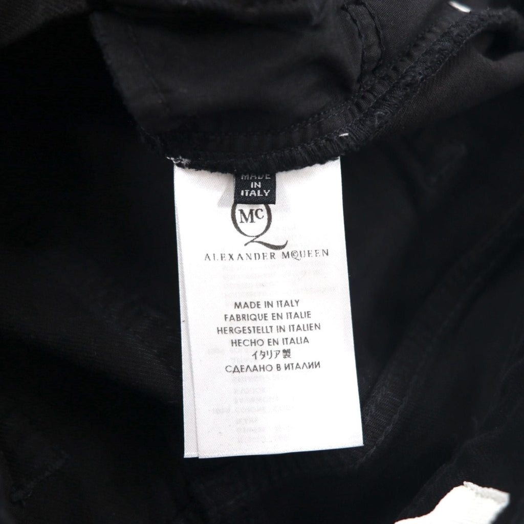 McQ Alexander McQUEEN スキニージーンズ デニムパンツ M ブラック 349498 HYBRID LOW WAIST SKINNY JEANS 未使用品