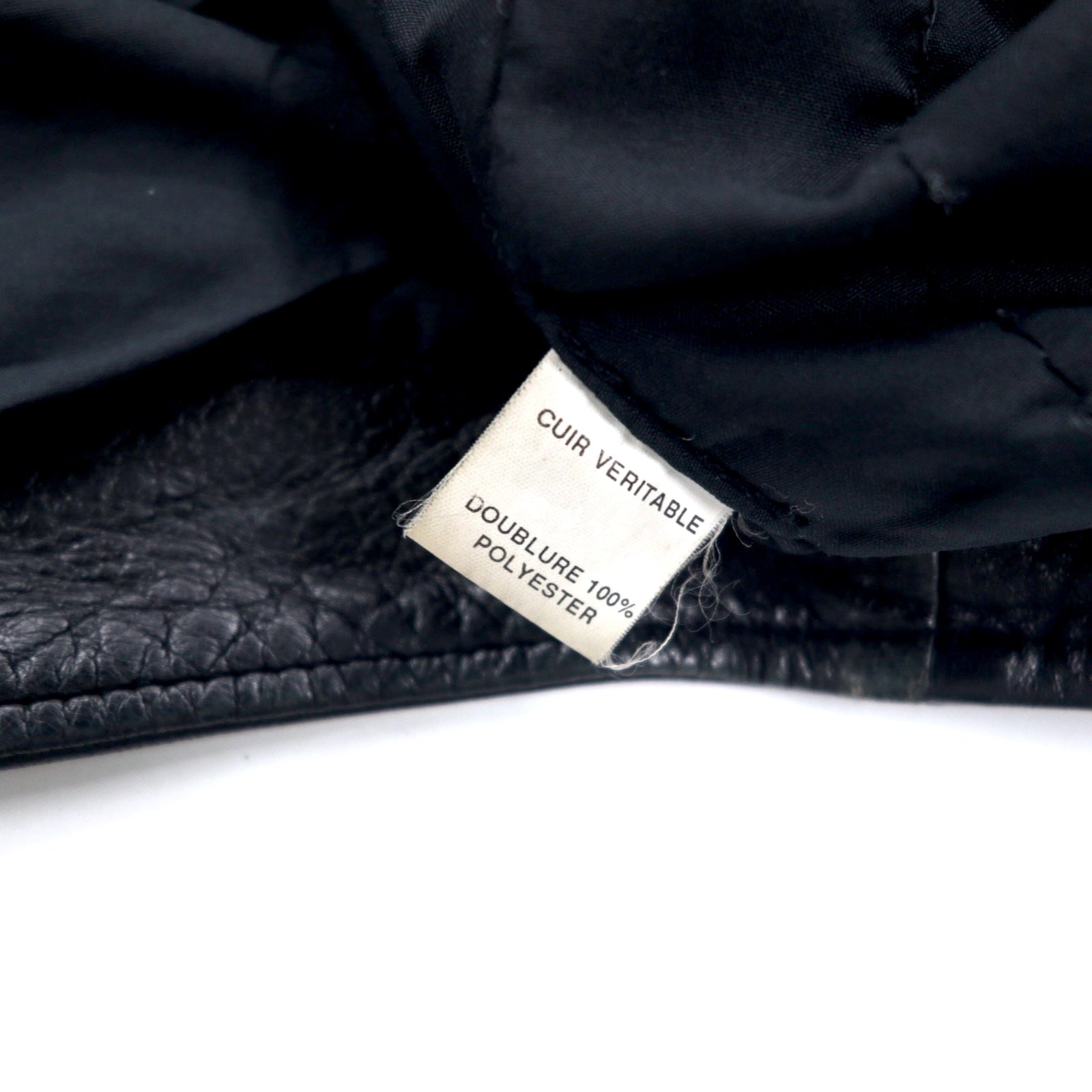 Giacca in pelle Double Riders vintage giacca in pelle doppia cerniera pakistana taglia L nera Made in Pakistan