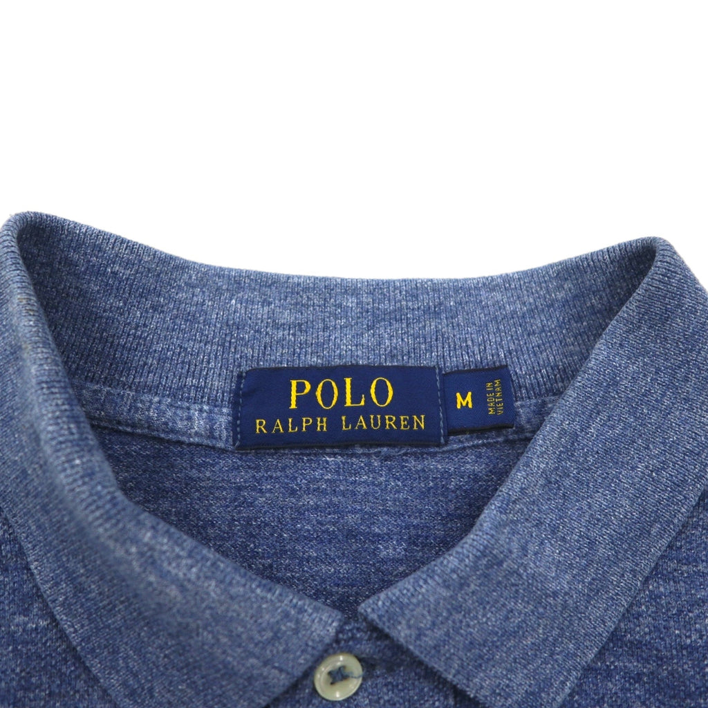 POLO RALPH LAUREN Polo M Blu Navy Cotone Piqué Ricamo Small Pony