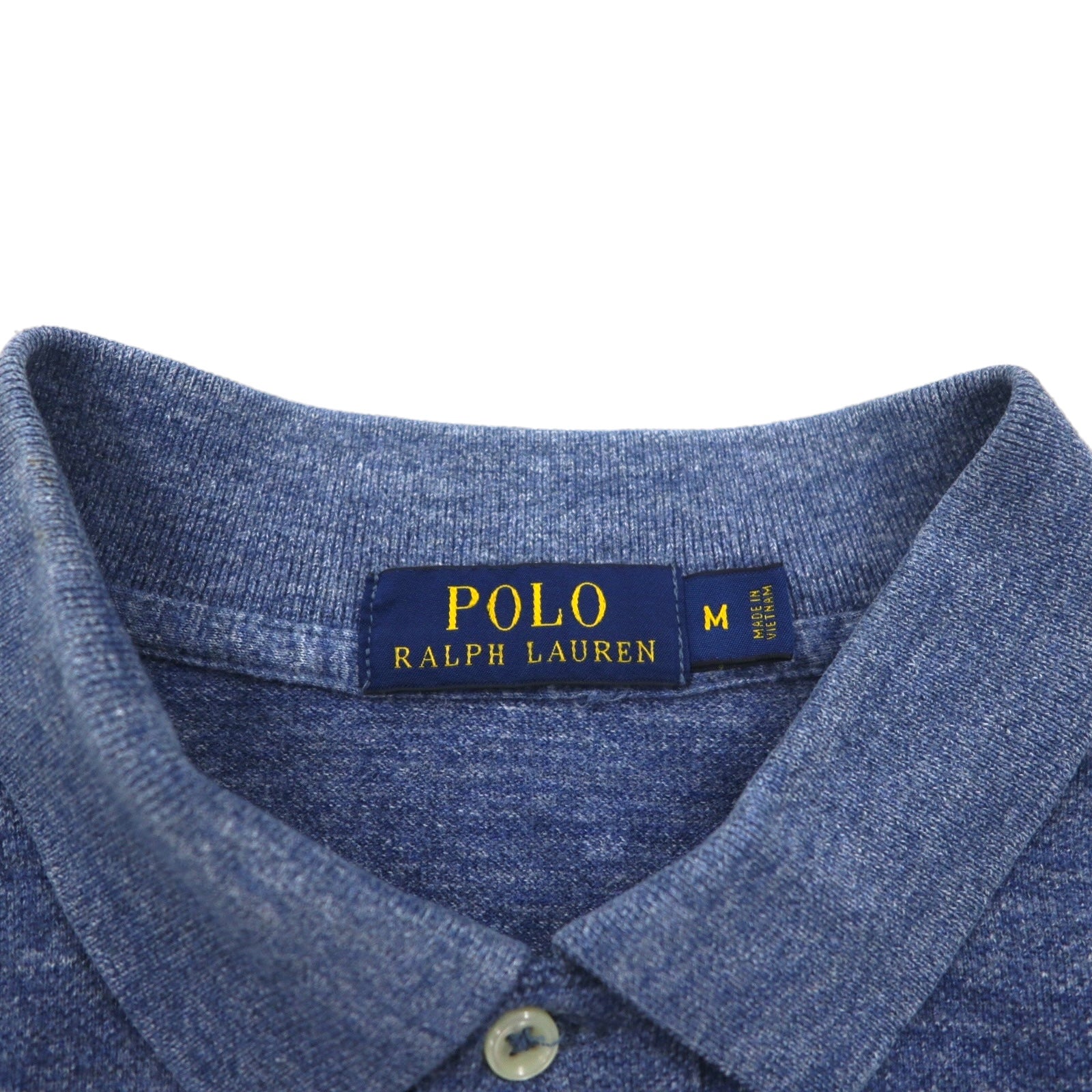 POLO RALPH LAUREN Polo M Blu Navy Cotone Piqué Ricamo Small Pony