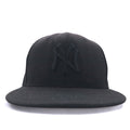 NEWERA ベースボールキャップ 58.7cm ブラック アクリル MLB ニューヨーク ヤンキース