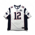 NIKE ゲームシャツ XL ホワイト ポリエステル NFL PATRIOTS ナンバリング