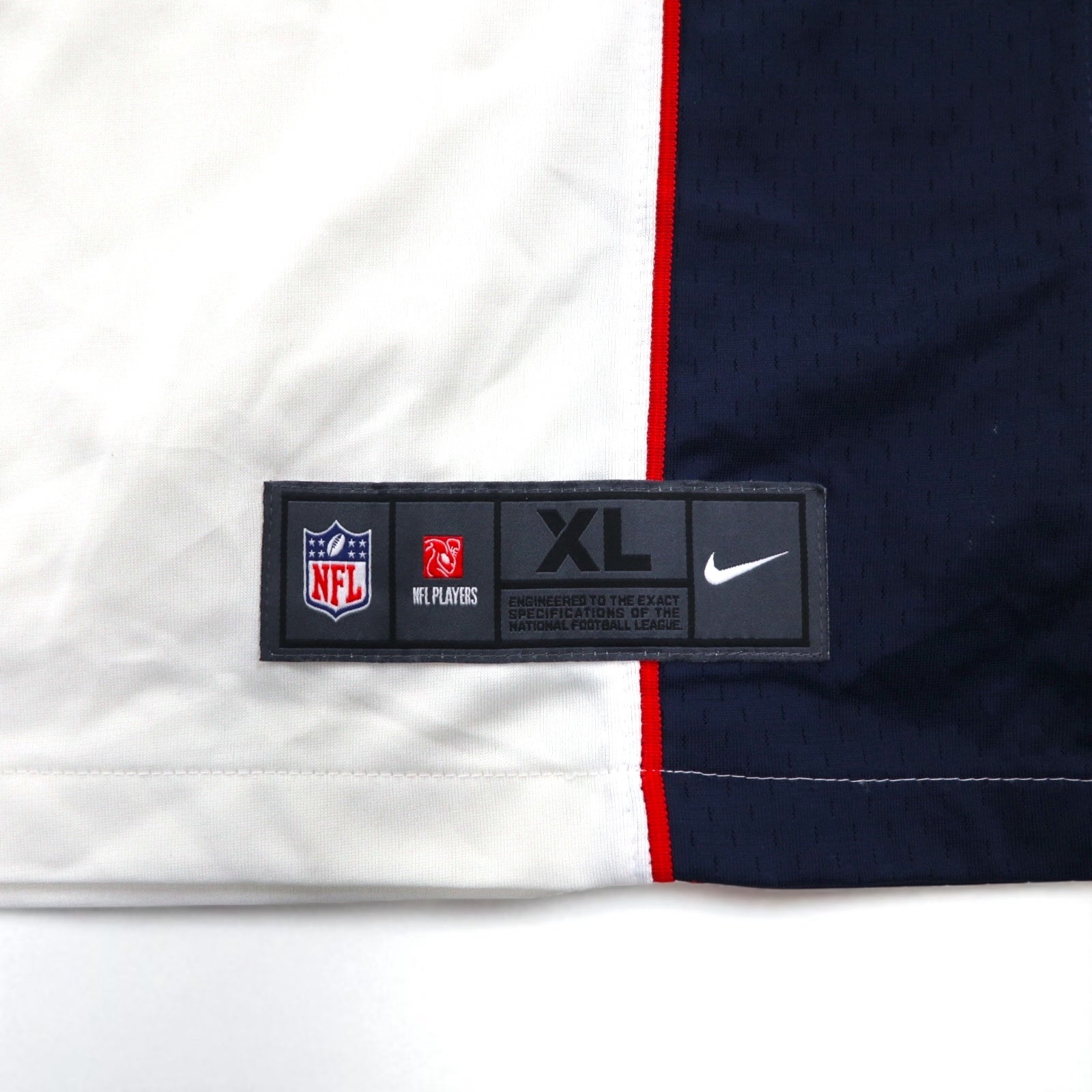 NIKE Maglia da gioco XL Bianca Poliestere NFL PATRIOTS Numerata