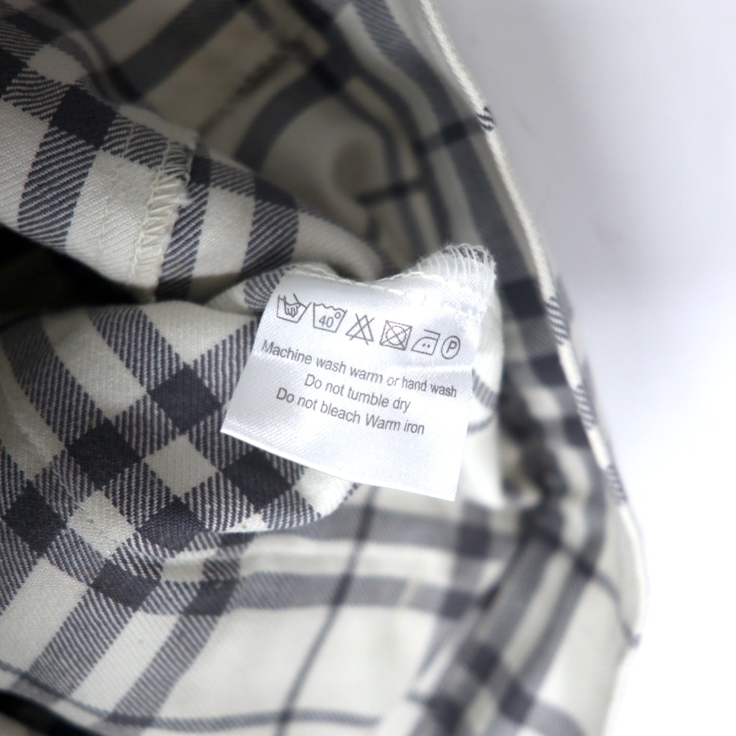 BURBERRY Giacca trucker Nova Check M bianca cotone elasticizzato