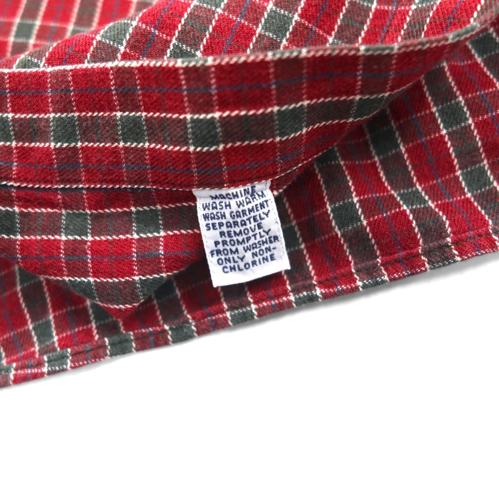 Ralph Lauren 90年代 ボタンダウン フランネルシャツ 2XL レッド チェック BLAIRE スモールポニー刺繡
