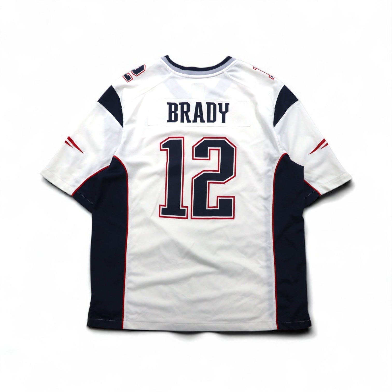 NIKE Maglia da gioco XL Bianca Poliestere NFL PATRIOTS Numerata