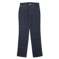 GUCCI Jeans in denim elasticizzato taglia 40 blu scuro con cerniera, made in Italy