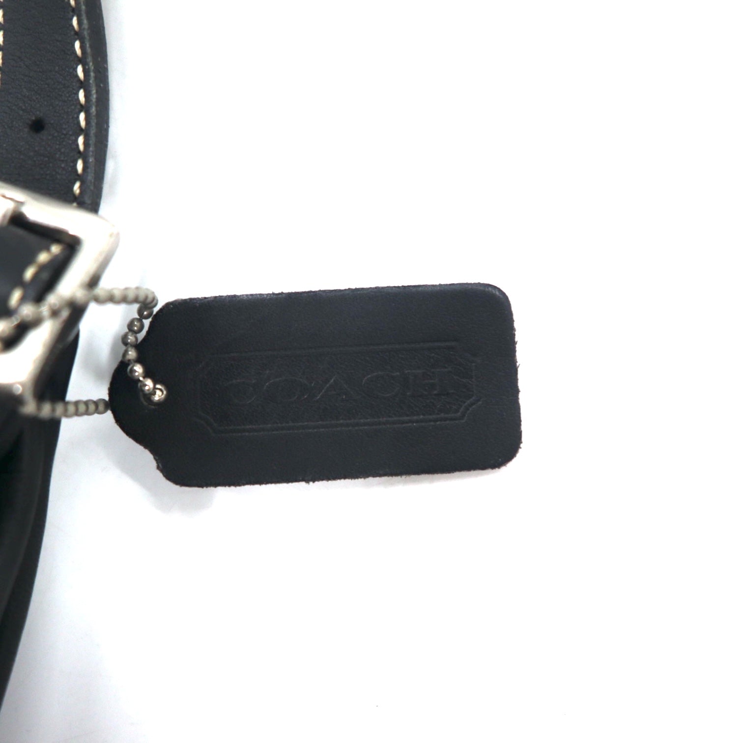 COACH USA Old Coach Borsa a tracolla Crossbody Nera in Tela e Pelle 8114