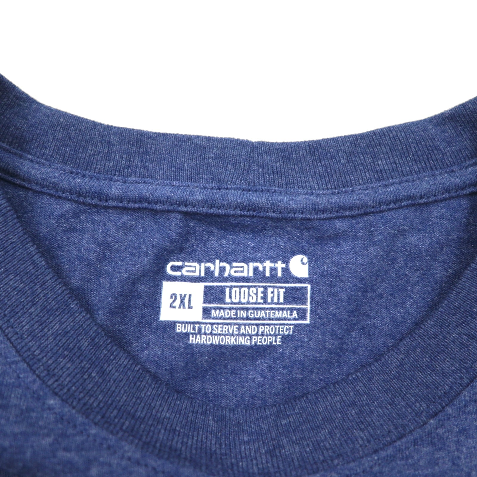 Carhartt T-shirt tasca vestibilità ampia 2XL LOOSE FIT navy cotone