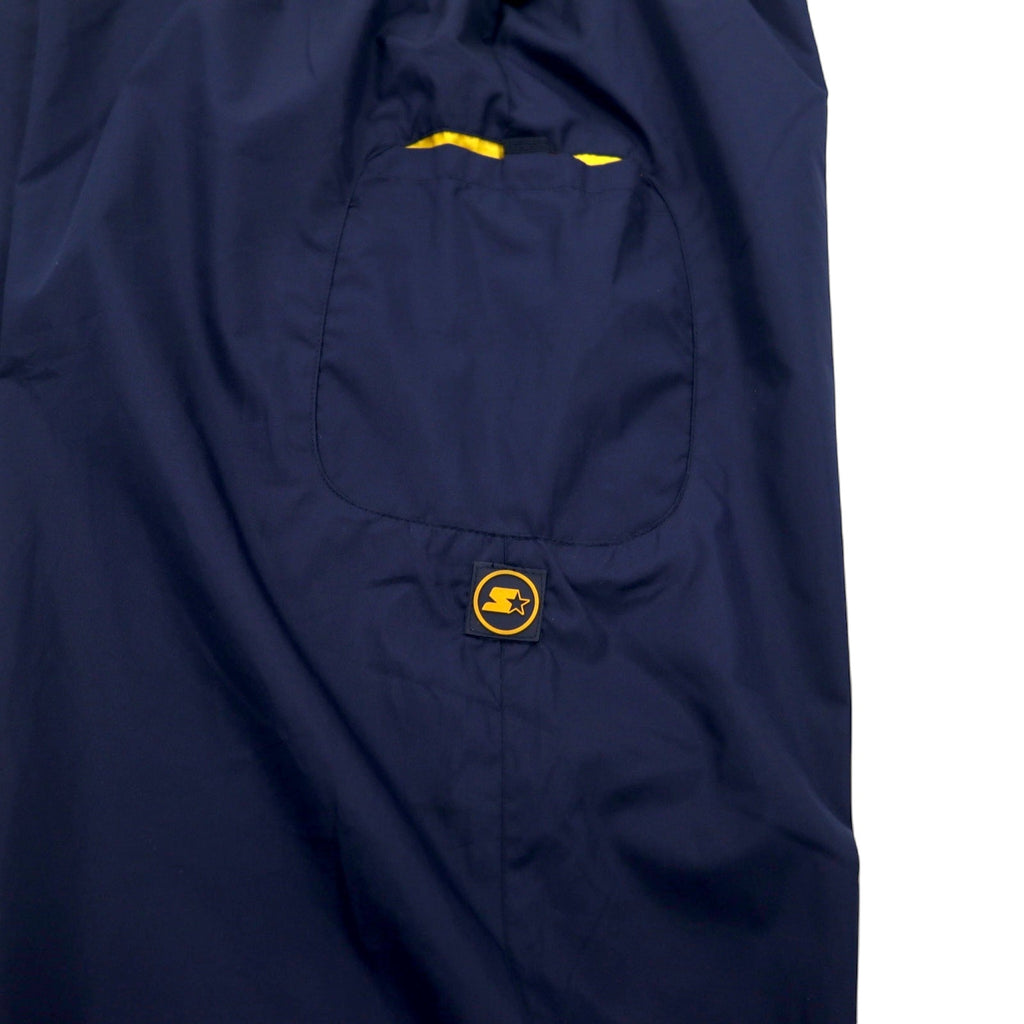 STARTER Anni '90 Pantaloni da Tuta in Jersey Pantaloni a Vento XL Blu Scuro Fodera in Rete Articolo Nuovo