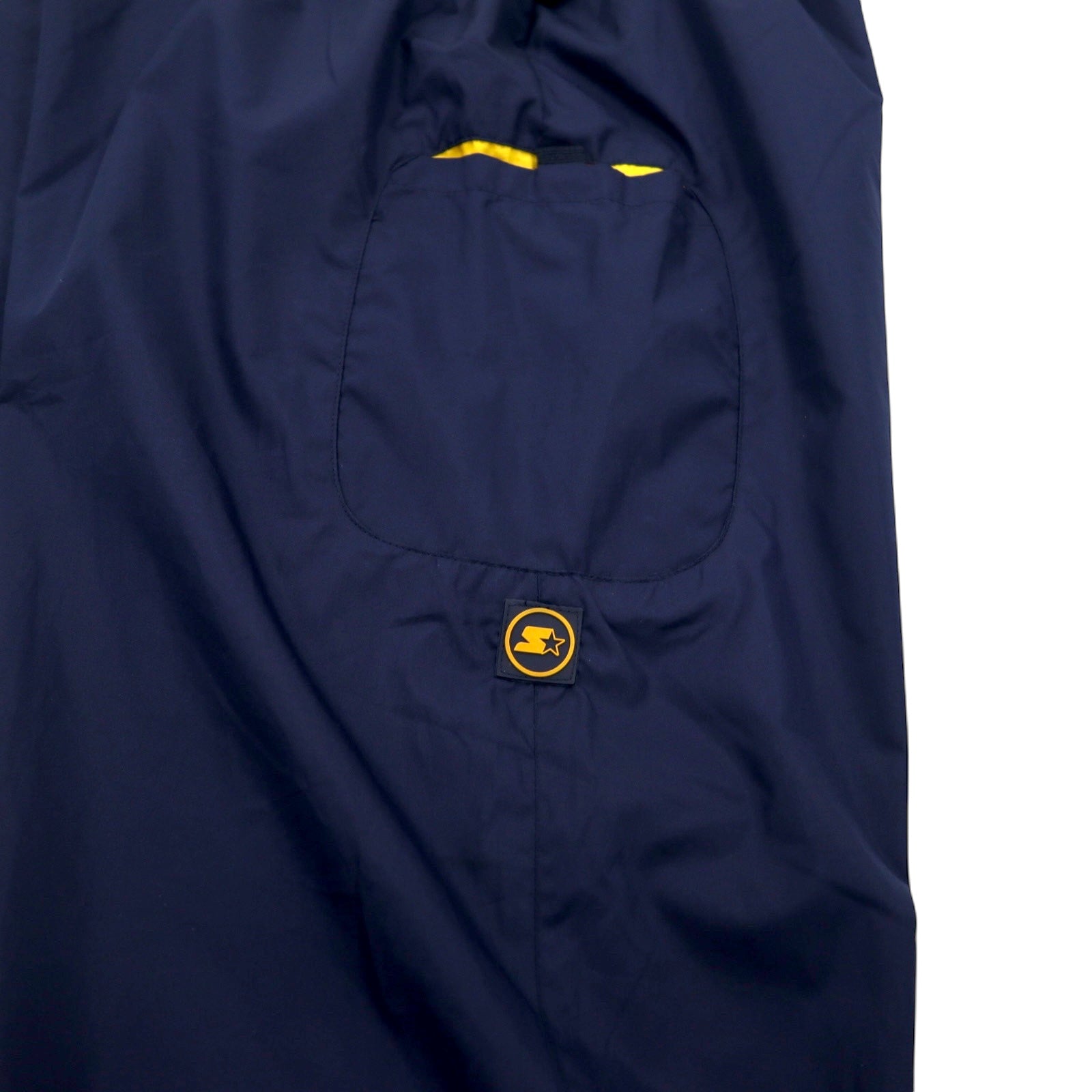STARTER Anni '90 Pantaloni da Tuta in Jersey Pantaloni a Vento XL Blu Scuro Fodera in Rete Articolo Nuovo