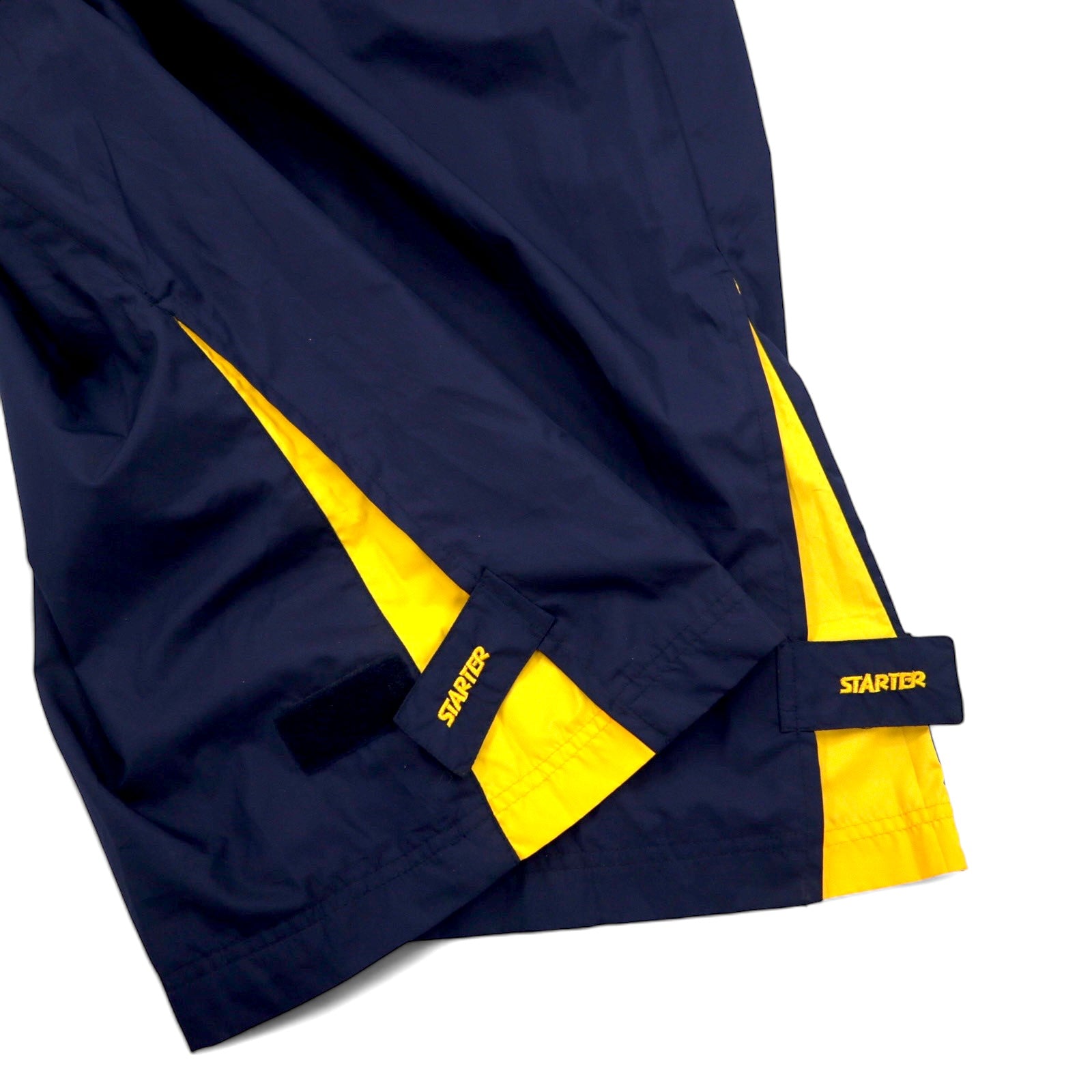 STARTER Anni '90 Pantaloni da Tuta in Jersey Pantaloni a Vento XL Blu Scuro Fodera in Rete Articolo Nuovo