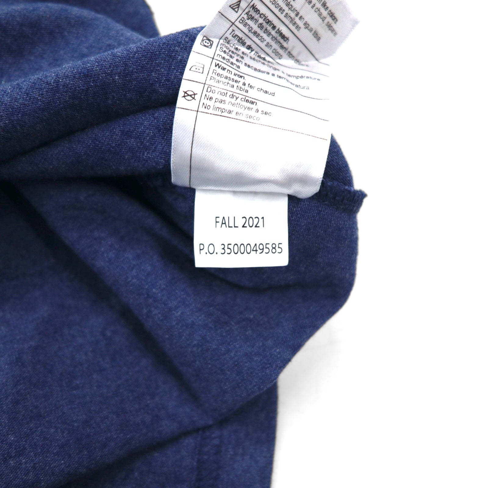 Carhartt T-shirt tasca vestibilità ampia 2XL LOOSE FIT navy cotone
