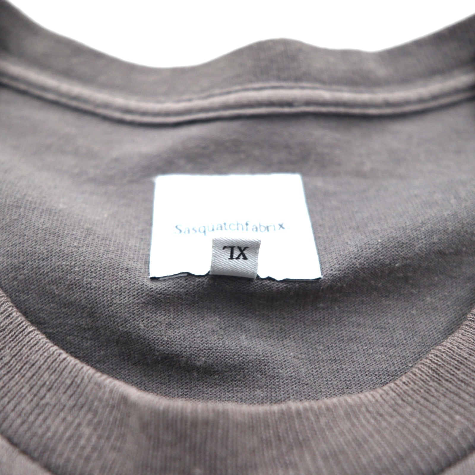 Sasquatch Fabrix 首切り全面テッカイ Tシャツ XL グレー 鈴木賢二 コットン
