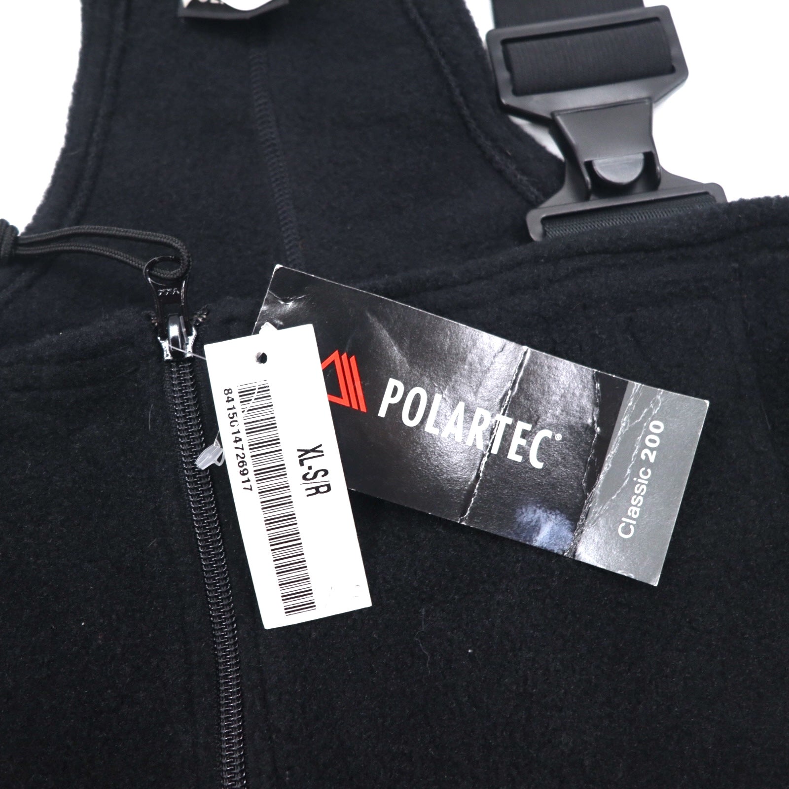 US ARMY Forze Armate Americane POLARTEC Pile Tuta XL Nero Poliestere Militare 8415-01-472-6917 PECKHAM INCORPORATED Fondo di magazzino Nuovo