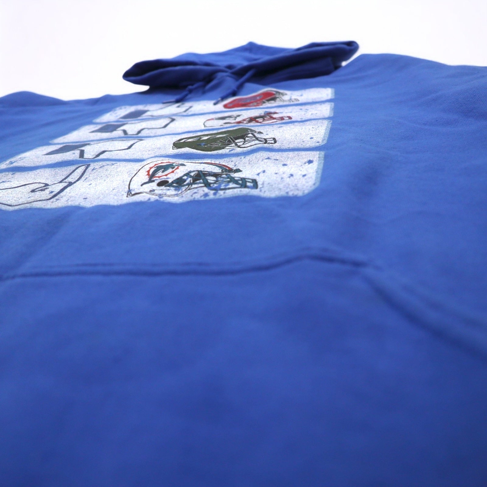 Felpa con cappuccio NFL, pullover, 5XL, blu, interno felpato, Buffalo Bills, taglia grande, GILDAN, tasca frontale