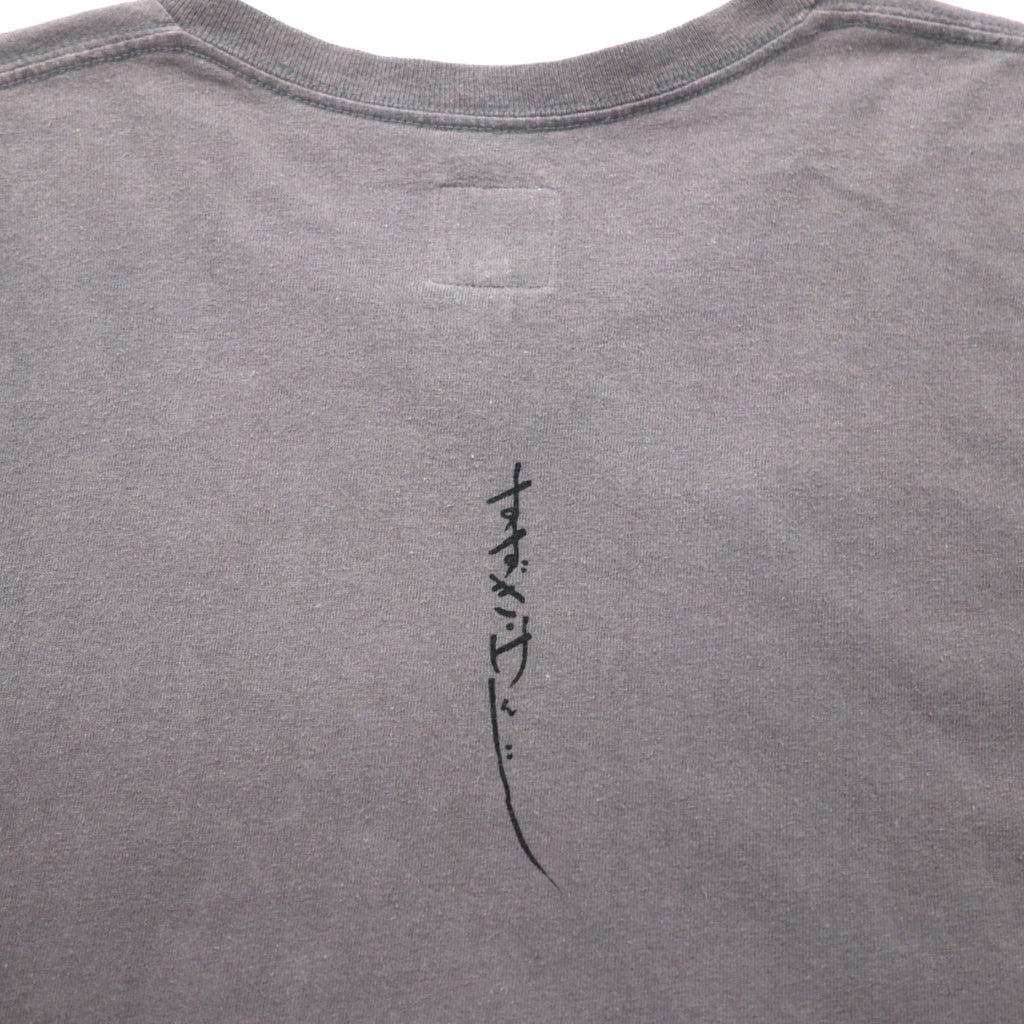Sasquatch Fabrix 首切り全面テッカイ Tシャツ XL グレー 鈴木賢二 コットン