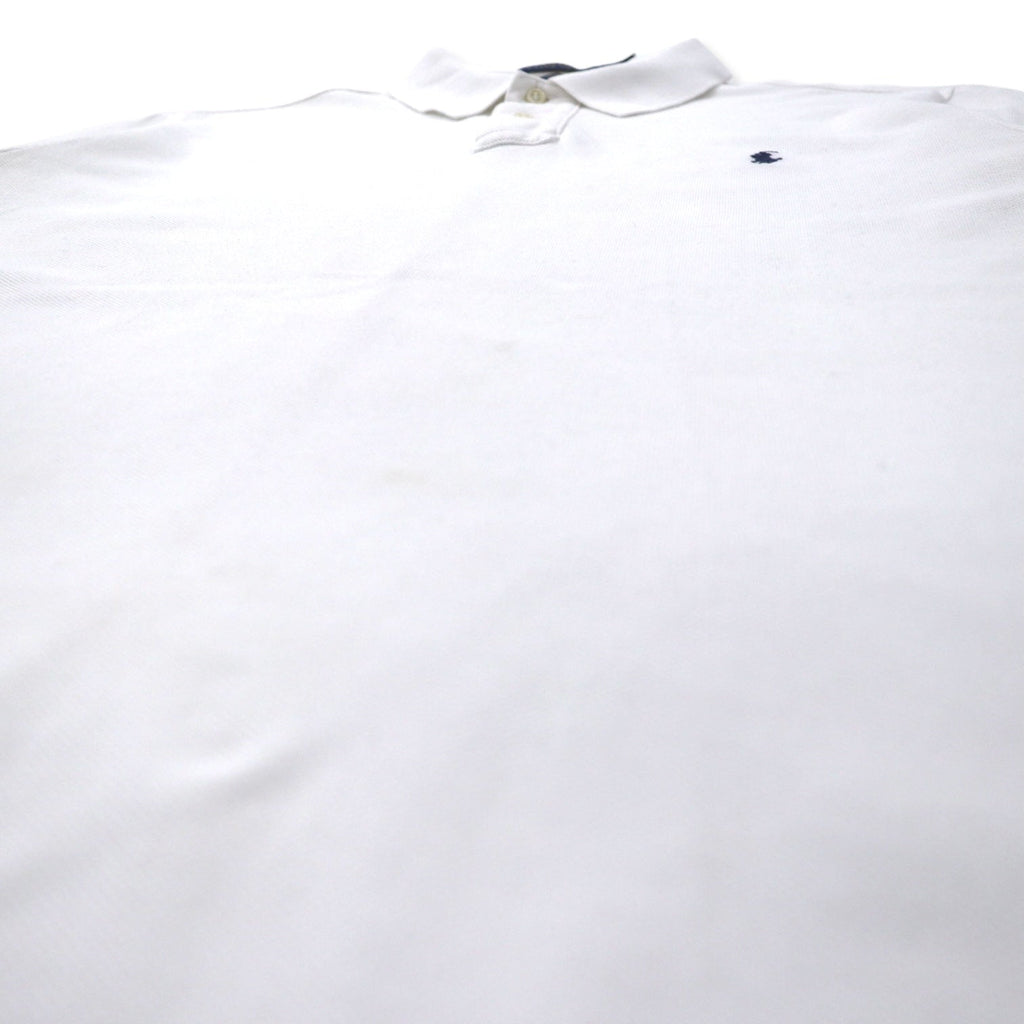 POLO RALPH LAUREN Polo L Bianco Cotone Piquet CUSTOM FIT Ricamo Small Pony