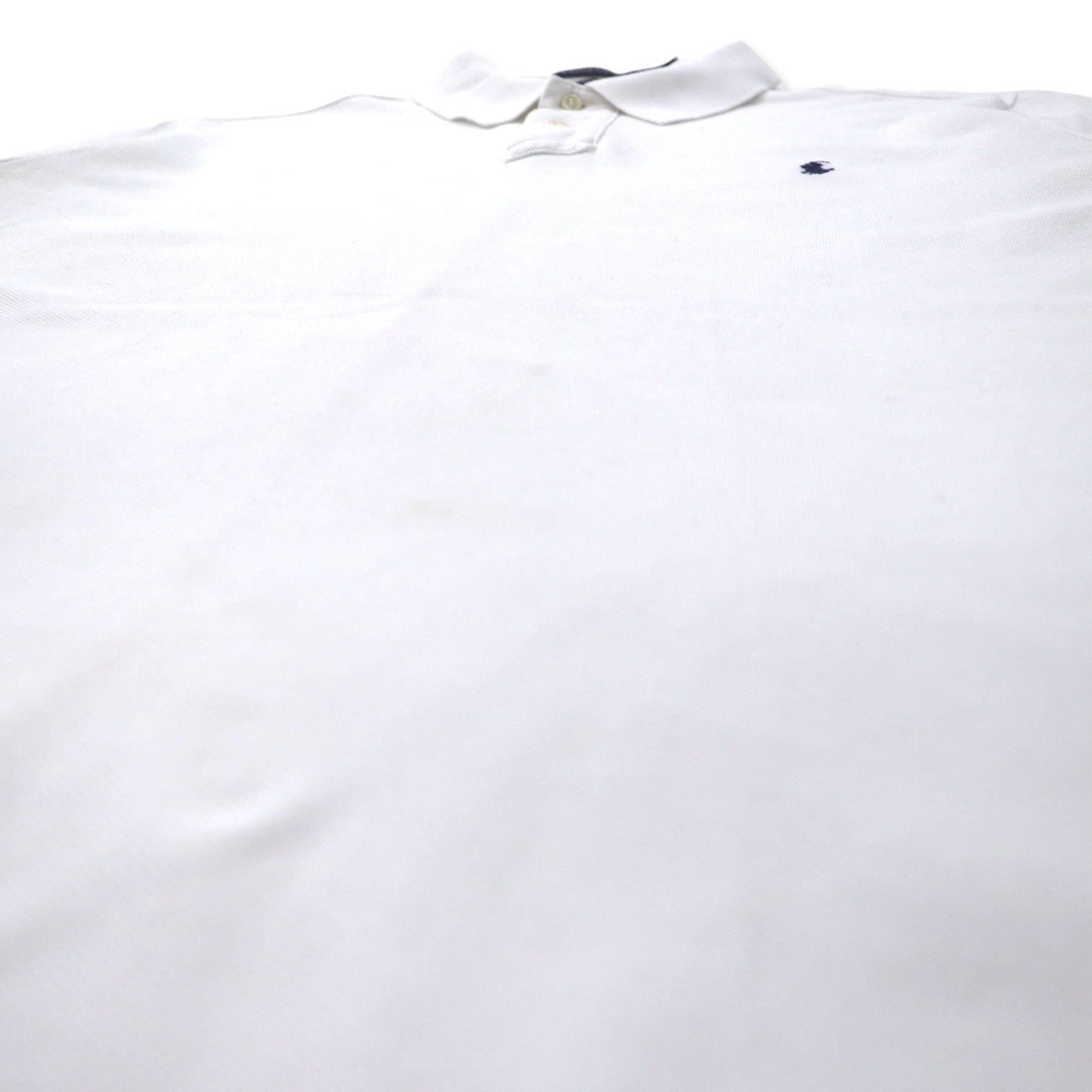 POLO RALPH LAUREN Polo L Bianco Cotone Piquet CUSTOM FIT Ricamo Small Pony