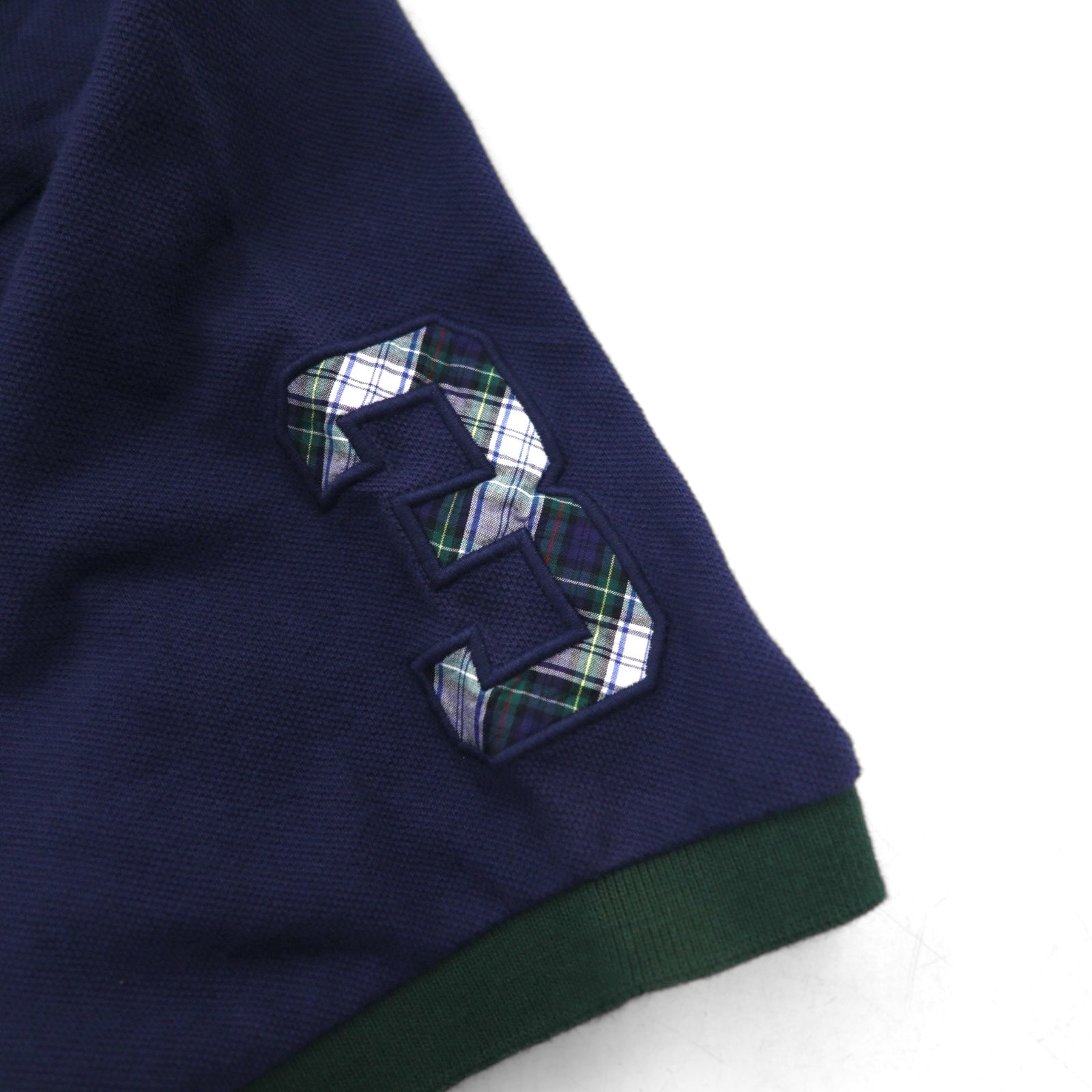 Polo Ralph Lauren Anni '90 Polo con Ricamo Big Pony L Blu Navy Cotone Piqué CUSTOM FIT CLASSICS Nuovo con etichette
