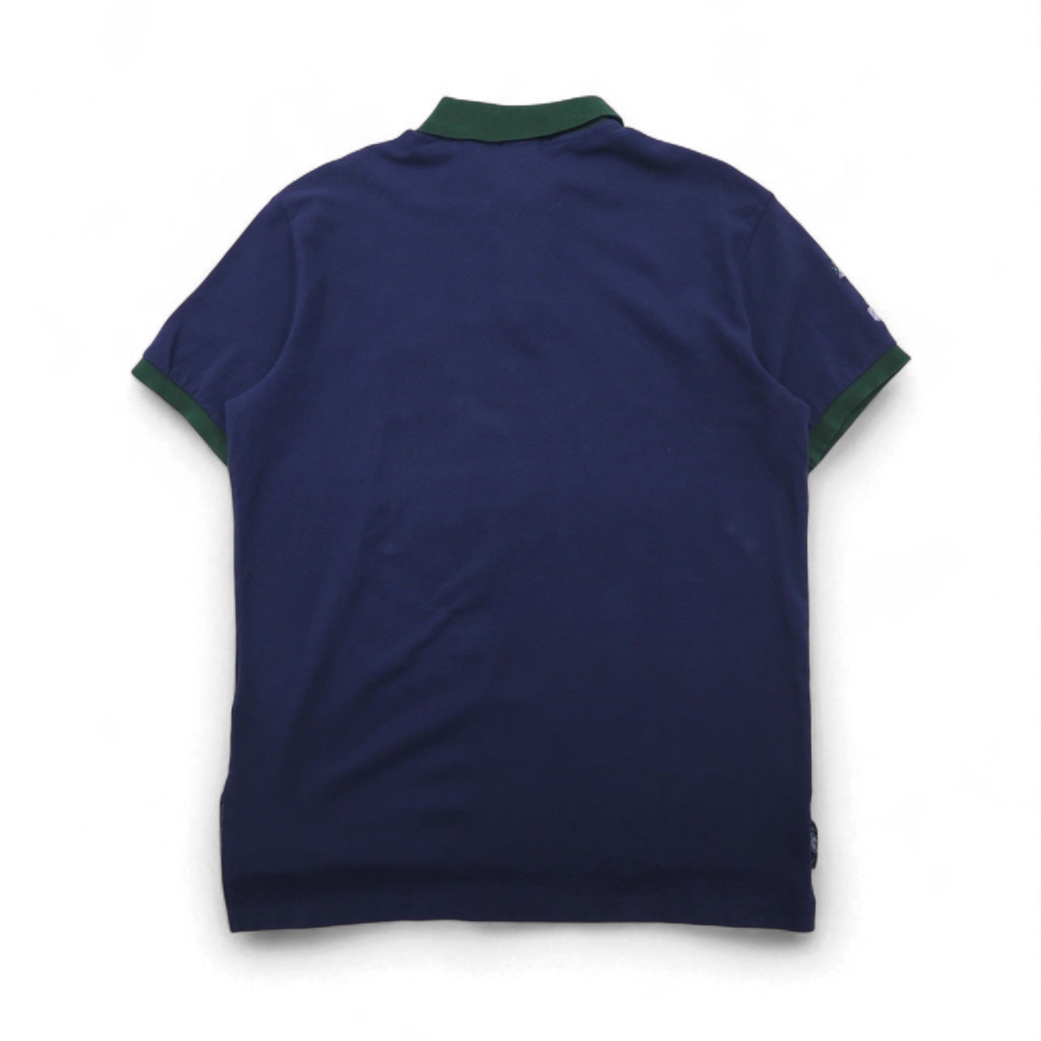 Polo Ralph Lauren Anni '90 Polo con Ricamo Big Pony L Blu Navy Cotone Piqué CUSTOM FIT CLASSICS Nuovo con etichette