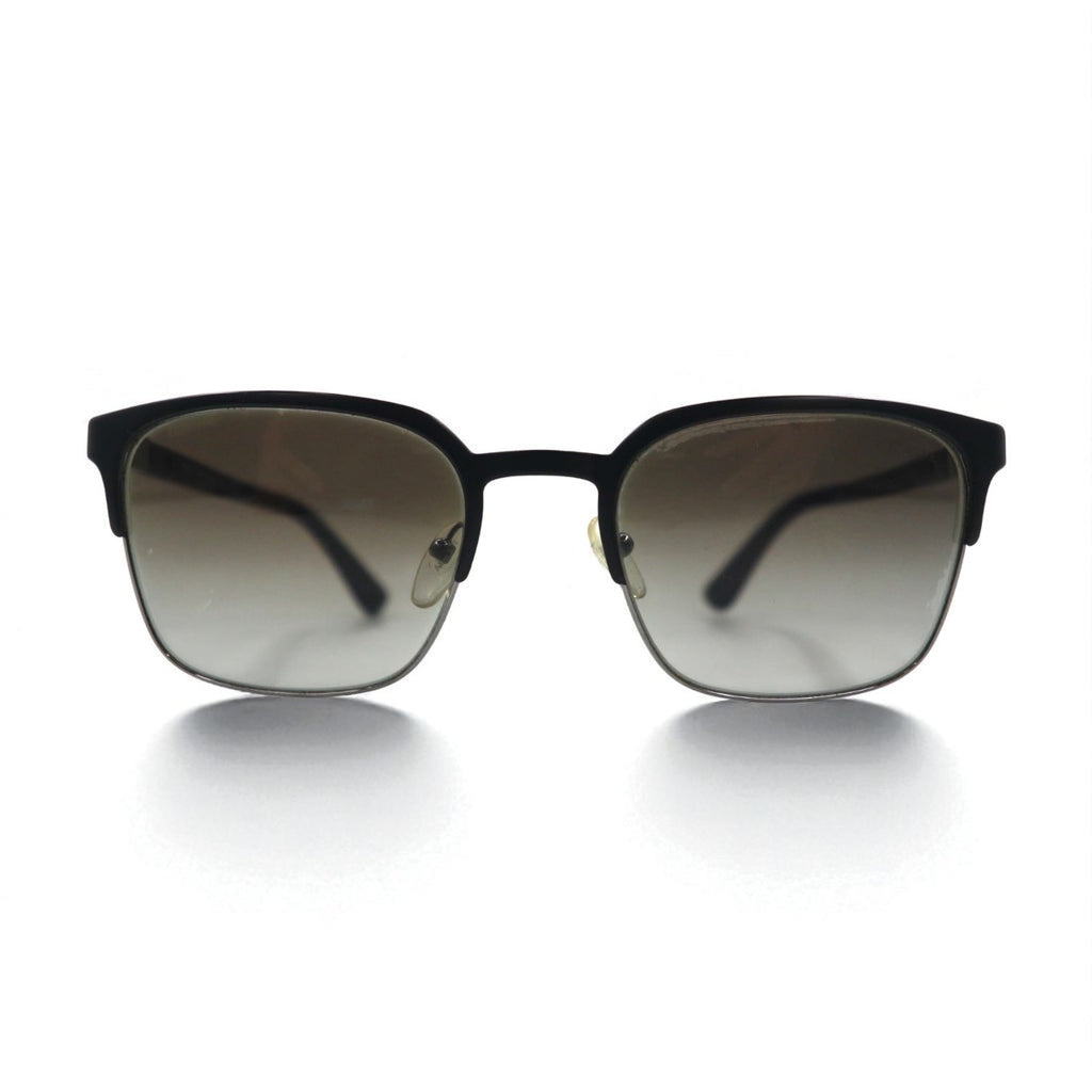 PRADA Occhiali da Sole Wellington Semirimless Nero Canna di Fucile SPR61S 55◻︎21 Made in Italy