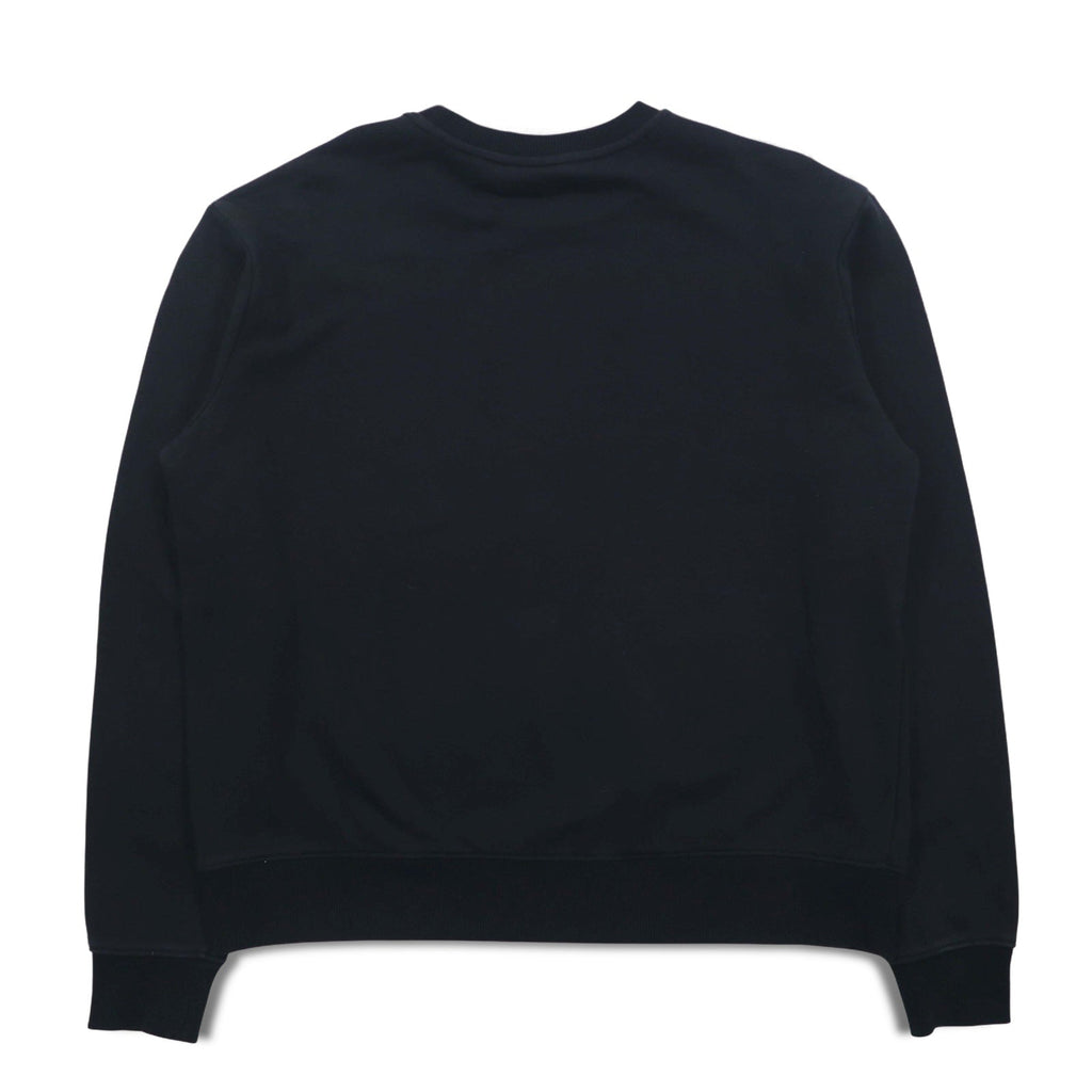 FILA クルーネック スウェット XL ブラック コットン クラシック ロゴプリント