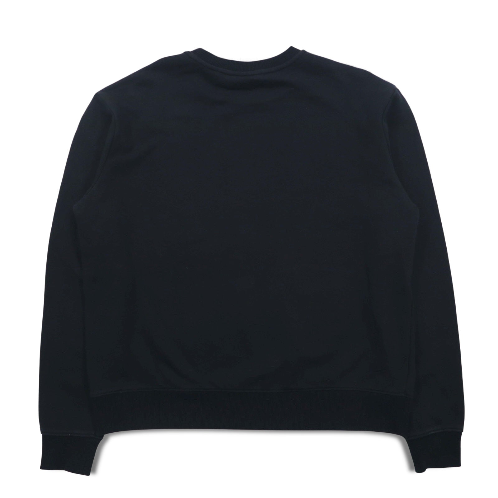 FILA Felpa girocollo XL Nera Cotone Stampa logo classica