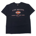 HARLEY DAVIDSON T-shirt con stampa logo, Made in USA, 2XL, nera, cotone, Arkansas, stampa fronte/retro, Hanes BEEFY-T, taglia grande