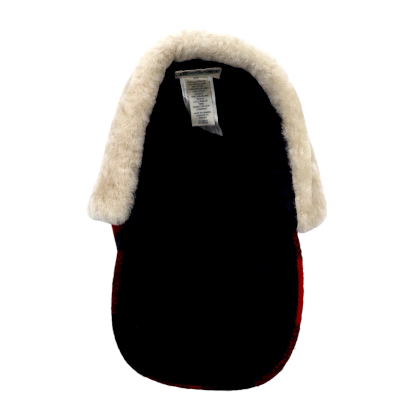 Paraorecchie BEAVER CANOE made in Canada, berretto da lavoro, L, rosso, nero, motivo a quadri di bufalo, lana