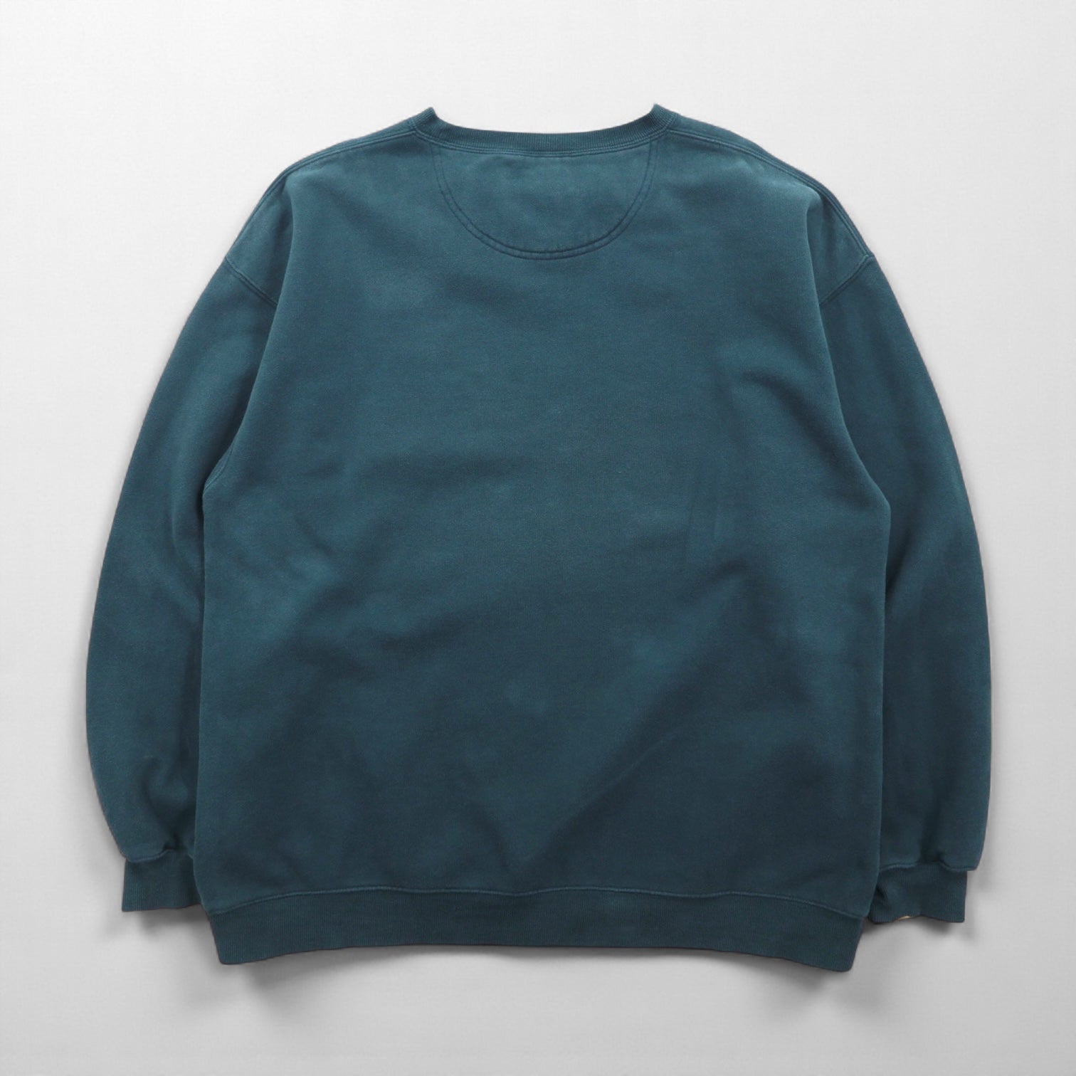 90s Vintage Sweatshirt 前V スウェット トレーナー XL グリーン コットン BIG DOGS