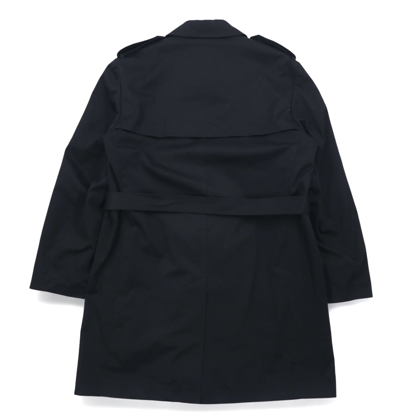 LAUREN RALPH LAUREN Trench XL Nero Fodera trapuntata removibile Con cintura Idrorepellente