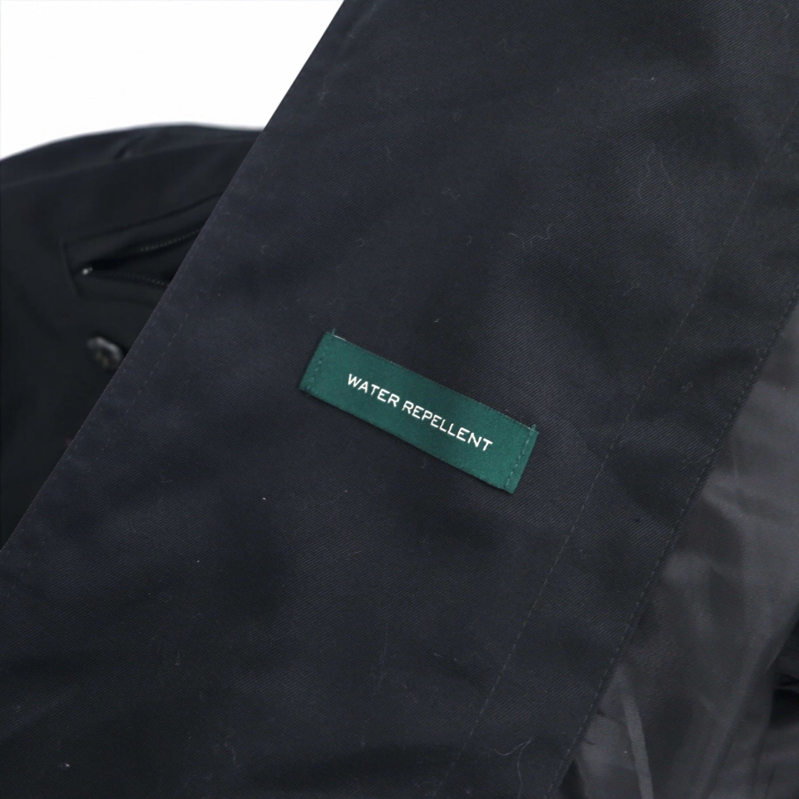 LAUREN RALPH LAUREN Trench XL Nero Fodera trapuntata removibile Con cintura Idrorepellente