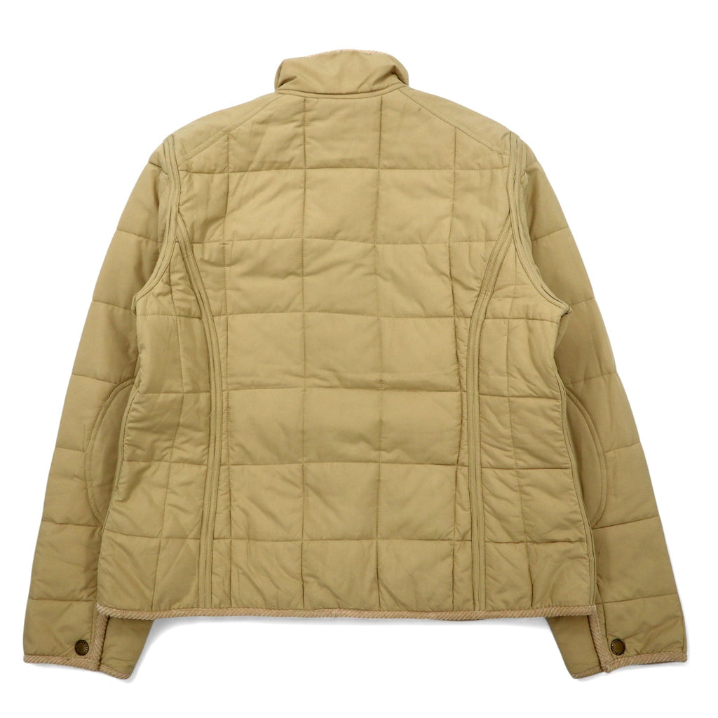 LAUREN RALPH LAUREN Giacca trapuntata anni '90 XL Beige Poliestere