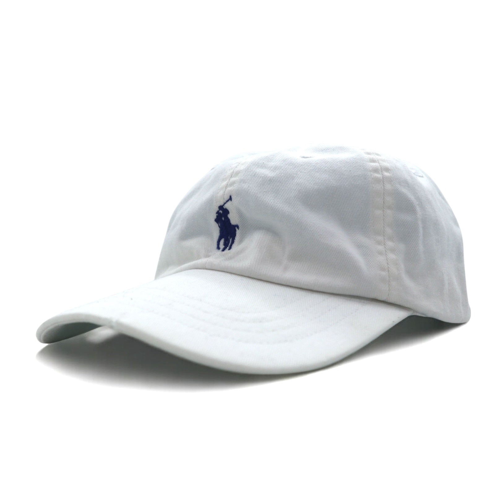 POLO RALPH LAUREN Berretto 6 pannelli con ricamo Small Pony ONE Bianco Cotone