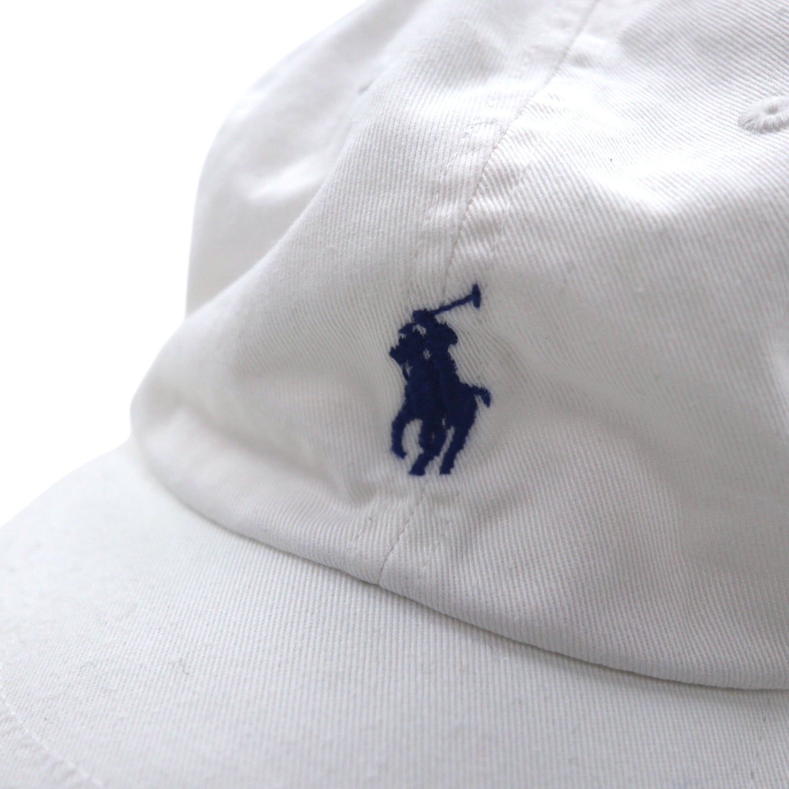POLO RALPH LAUREN Berretto 6 pannelli con ricamo Small Pony ONE Bianco Cotone