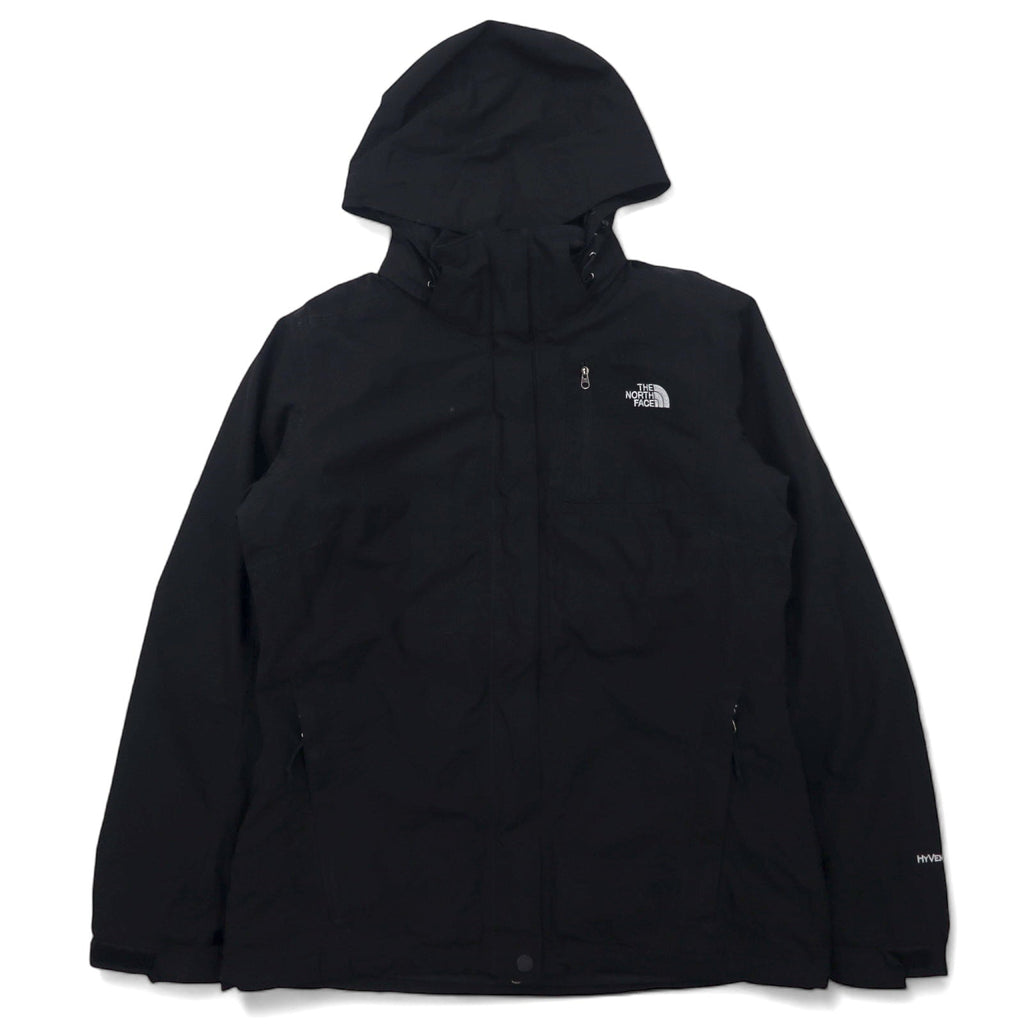 THE NORTH FACE Giacca a vento 3-in-1 L Nera Poliestere HYVENT Impermeabile Traspirante Zip-in-zip Fodera isolante rimovibile Cappuccio rimovibile Vestibilità USA