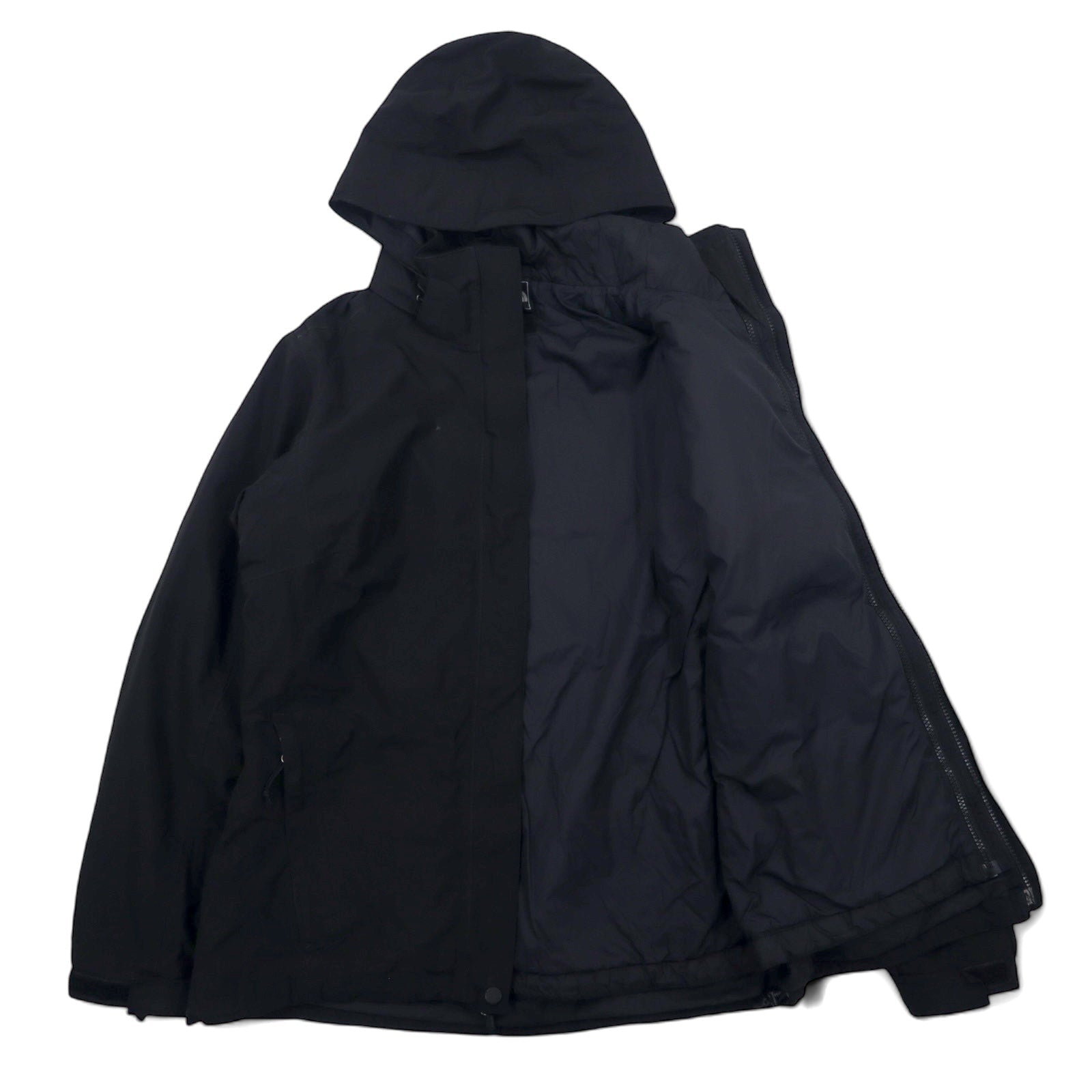 THE NORTH FACE Giacca a vento 3-in-1 L Nera Poliestere HYVENT Impermeabile Traspirante Zip-in-zip Fodera isolante rimovibile Cappuccio rimovibile Vestibilità USA