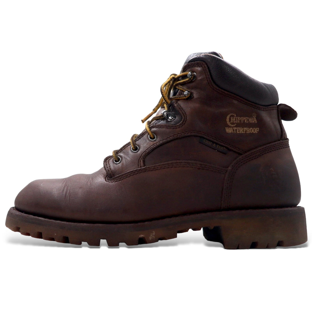 CHIPPEWA Scarponi da trekking 28.5cm Marrone Pelle CHIP-A-TEX Impermeabile Suola Vibram 72250