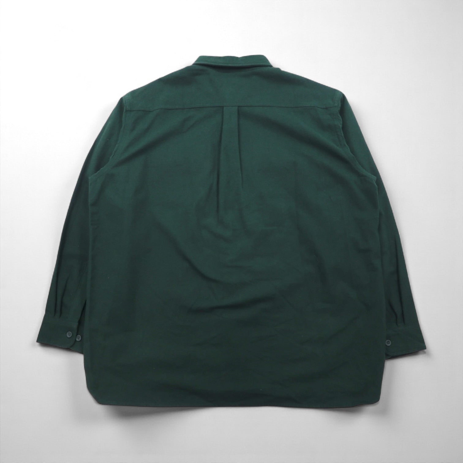 L.L.Bean シャミークロスシャツ フランネルシャツ 2XL カーキ コットン ダブルポケット 187923
