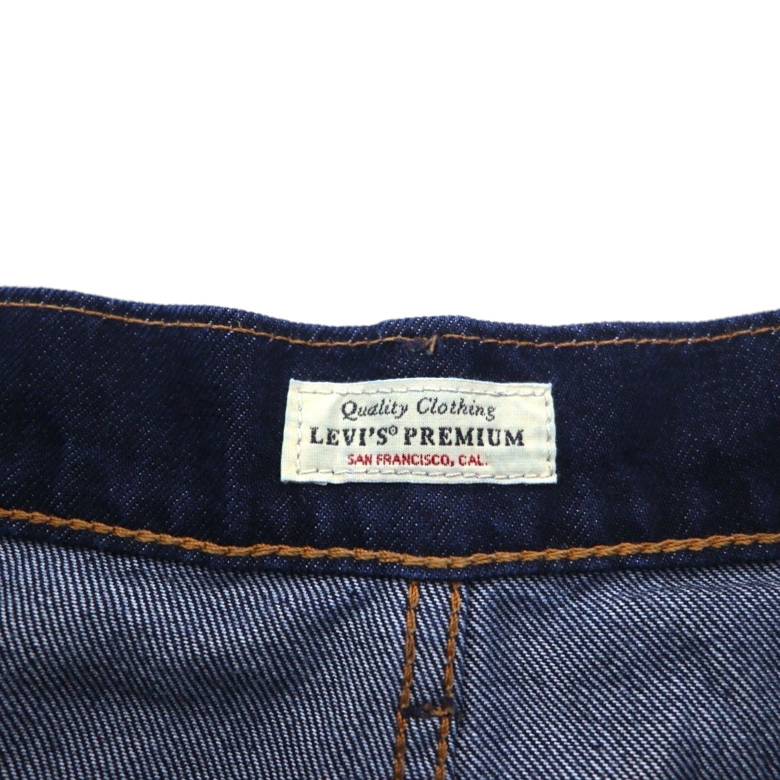 Levi's PREMIUM STA-PREST Pantaloni Jeans Svasati M Blu Scuro A35520008 Made in Turchia Nuovo con etichette