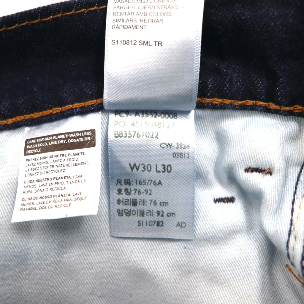 Levi's PREMIUM STA-PREST Pantaloni Jeans Svasati M Blu Scuro A35520008 Made in Turchia Nuovo con etichette