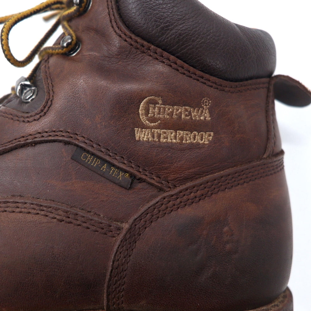 CHIPPEWA Scarponi da trekking 28.5cm Marrone Pelle CHIP-A-TEX Impermeabile Suola Vibram 72250