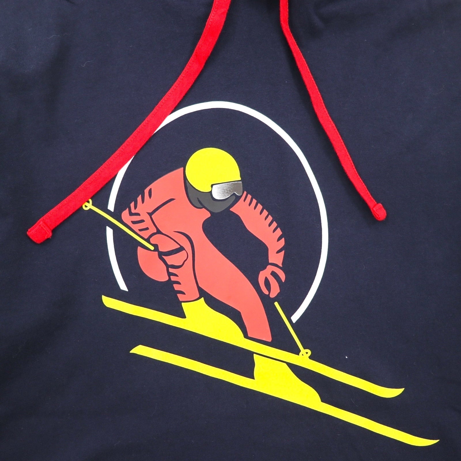 Polo by Ralph Lauren Maglia a maniche lunghe con cappuccio taglia S blu navy stampa sulle maniche POLO USA