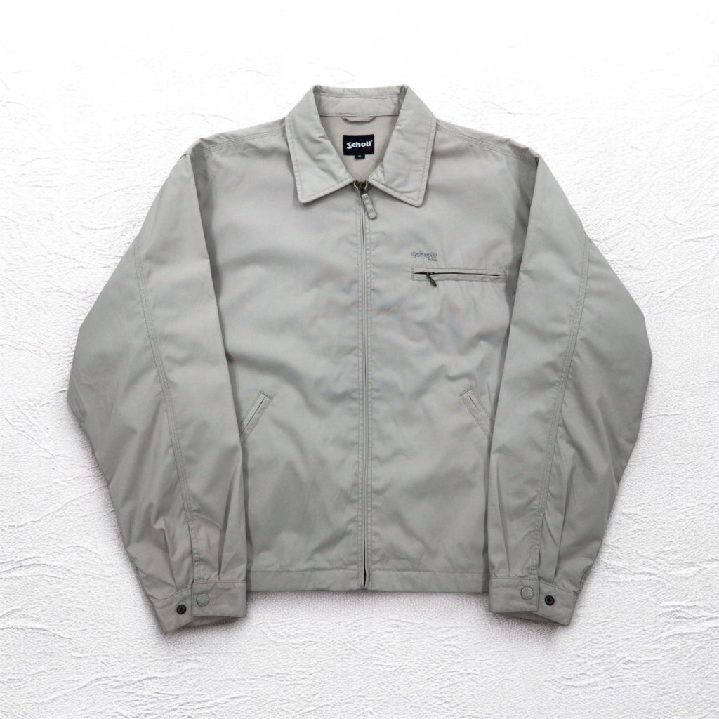 Schott N.Y.C. ハリントンジャケット ワークジャケット XL ベージュ ポリエステル コットン