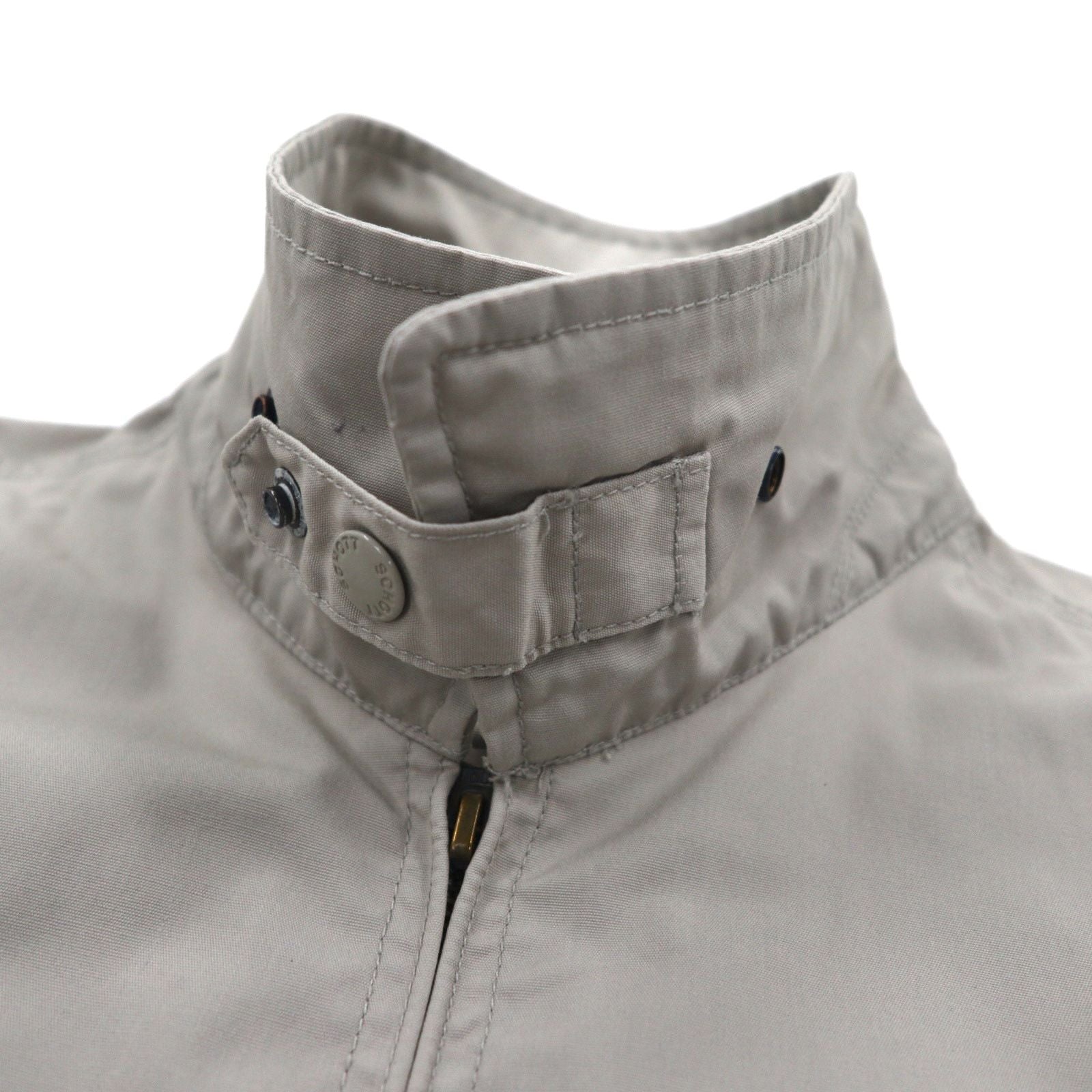 Schott N.Y.C. Harrington Work Jacket XL Beige Polyester Cotton