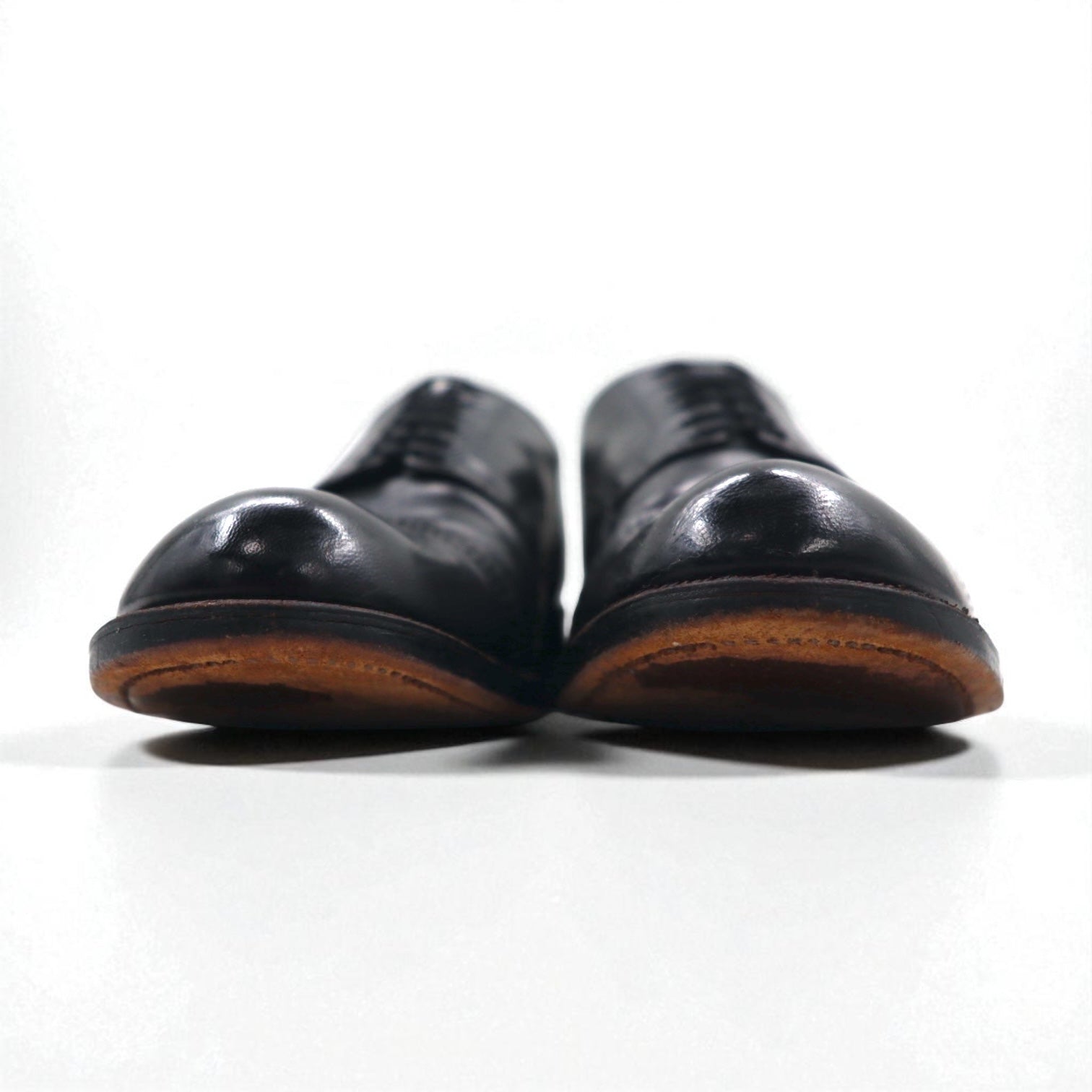 STACY ADAMS Anni '80 Made in USA MADISON Scarpe eleganti traforate con punta a cappuccio 27,5 cm Pelle nera Capretto 453044